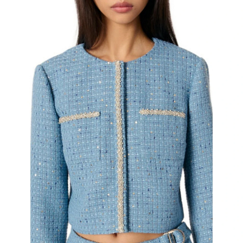 Vilya Sequin Tweed Jacket