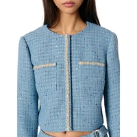 Vilya Sequin Tweed Jacket