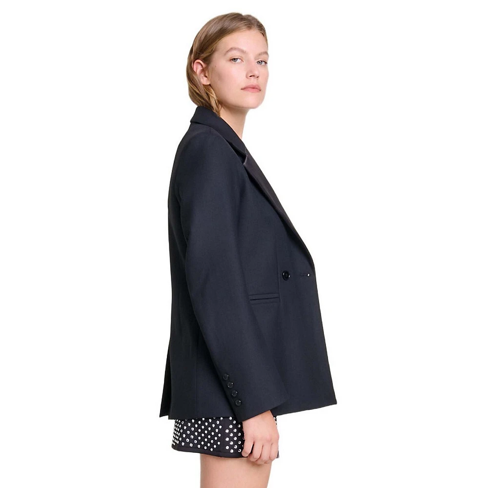 Blazer à broche oversize Vitelle