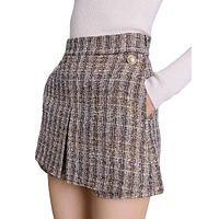 Ipemiuji Iridescent Tweed Skort