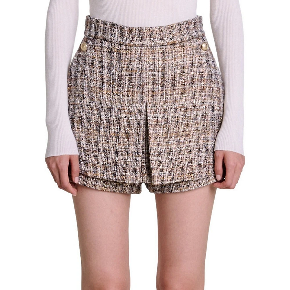 Ipemiuji Iridescent Tweed Skort