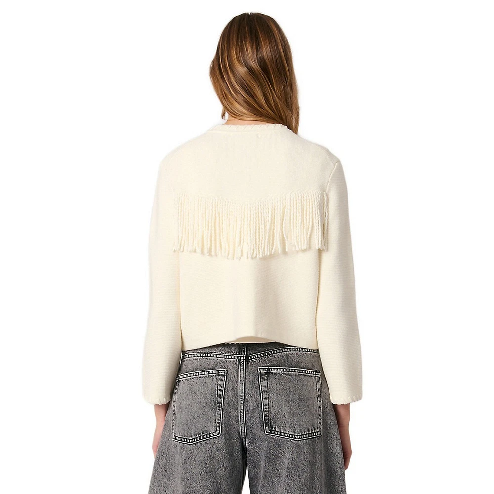 Moussailla Fringed Cardigan