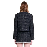 Voguela Tweed Blazer