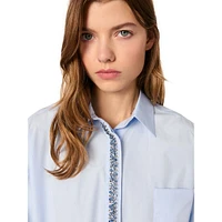 Cameronou Embellished Poplin Shirt