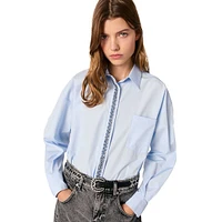 Cameronou Embellished Poplin Shirt