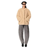 Gimute Faux Fur Teddy Coat