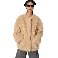 Gimute Faux Fur Teddy Coat