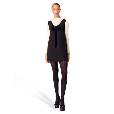 Rilours Bow-Front Crepe Jumper