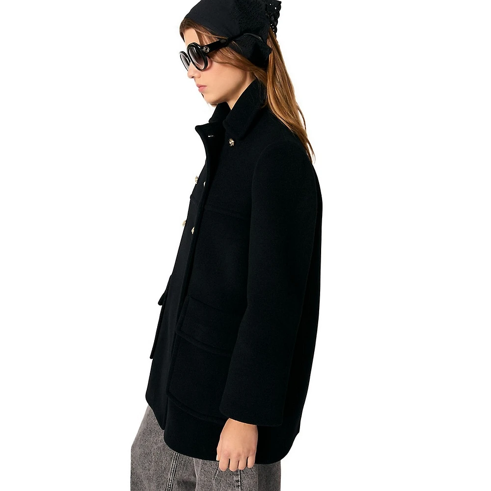 Goethe Wool-Blend Coat