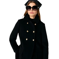 Goethe Wool-Blend Coat