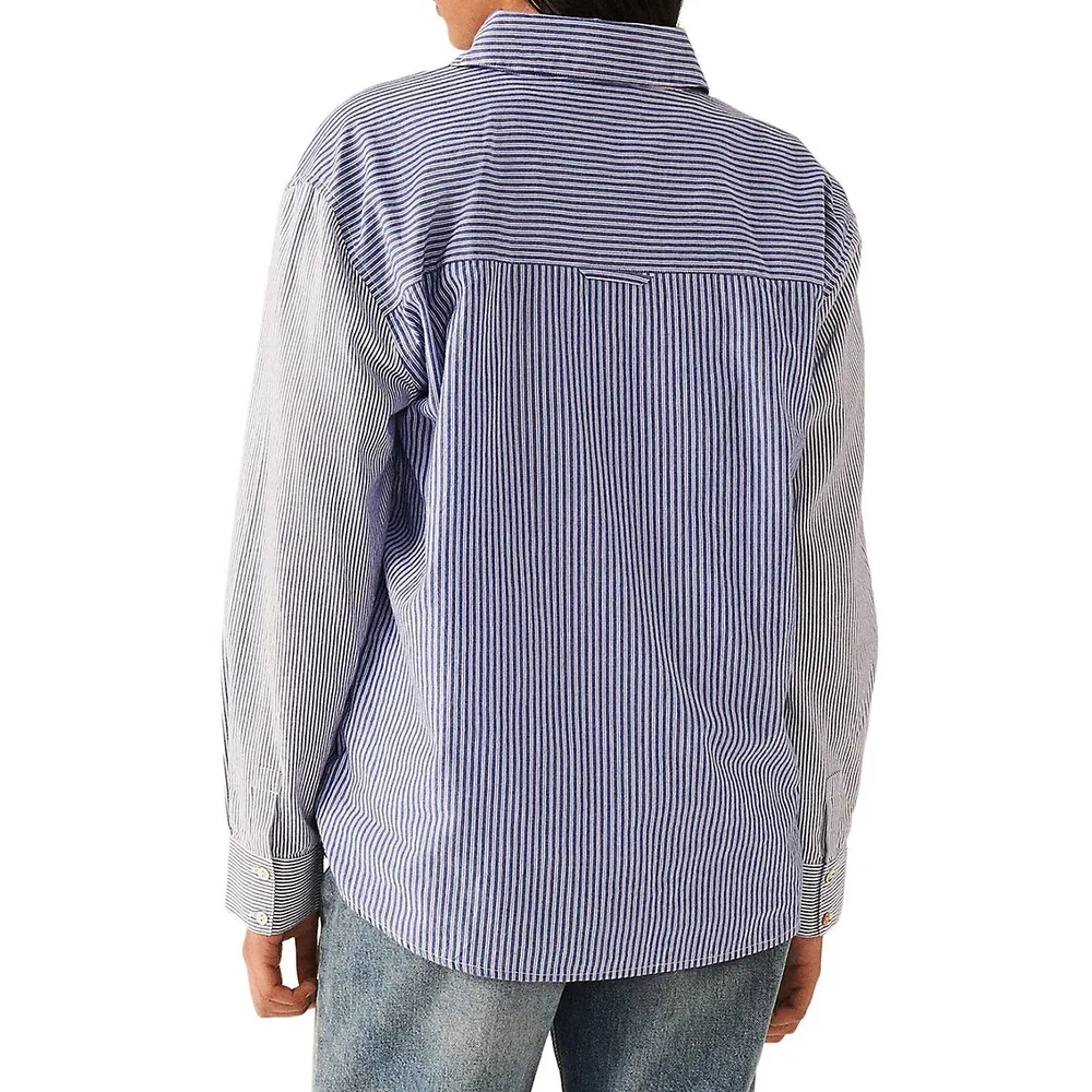 Deborah Striped Long-Sleeve Shirt