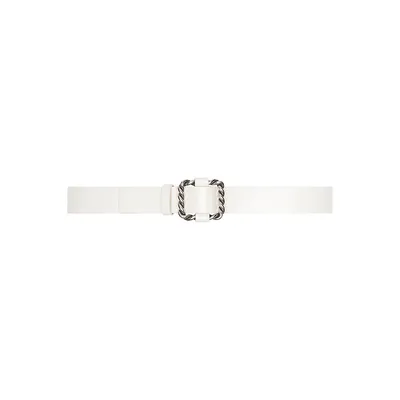 Bimba Twist-Buckle Leather Belt