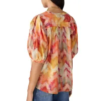 Alabama Print Oversize Top