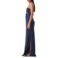 Carmine Knotted Cutout Maxi Dress