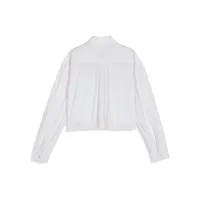 Delga Oversized Crop Shirt