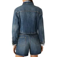 Manon Cropped Denim Jacket