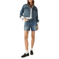 Manon Cropped Denim Jacket