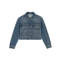 Manon Cropped Denim Jacket