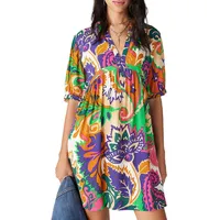 Nilly Printed Shift Mini Dress