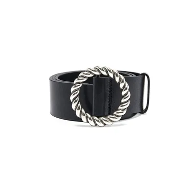 Beus Sprial Buckle Leather Belt