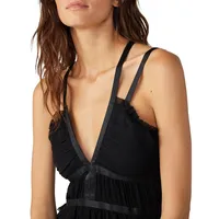 Armenia Ruffled Strappy Midi Handkerchief Dress