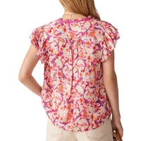 Derick Ruffle Blouse