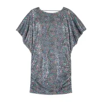 Zendaya Open-Back Sequin Mini Dress