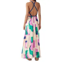 Goomy Geo-Print Maxi Dress