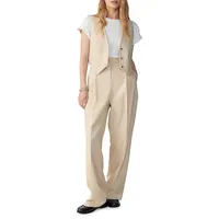 Jessy Cropped Fitted Suit Vest