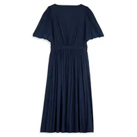 Kindy Empire V-Neck Midi Dress