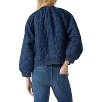 Yonkers Oversized Quilted Denim Jacket