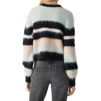 Maria Striped Alpaca-Blend Sweater