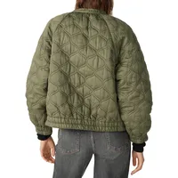 Soho Quilted Bomber Jacket