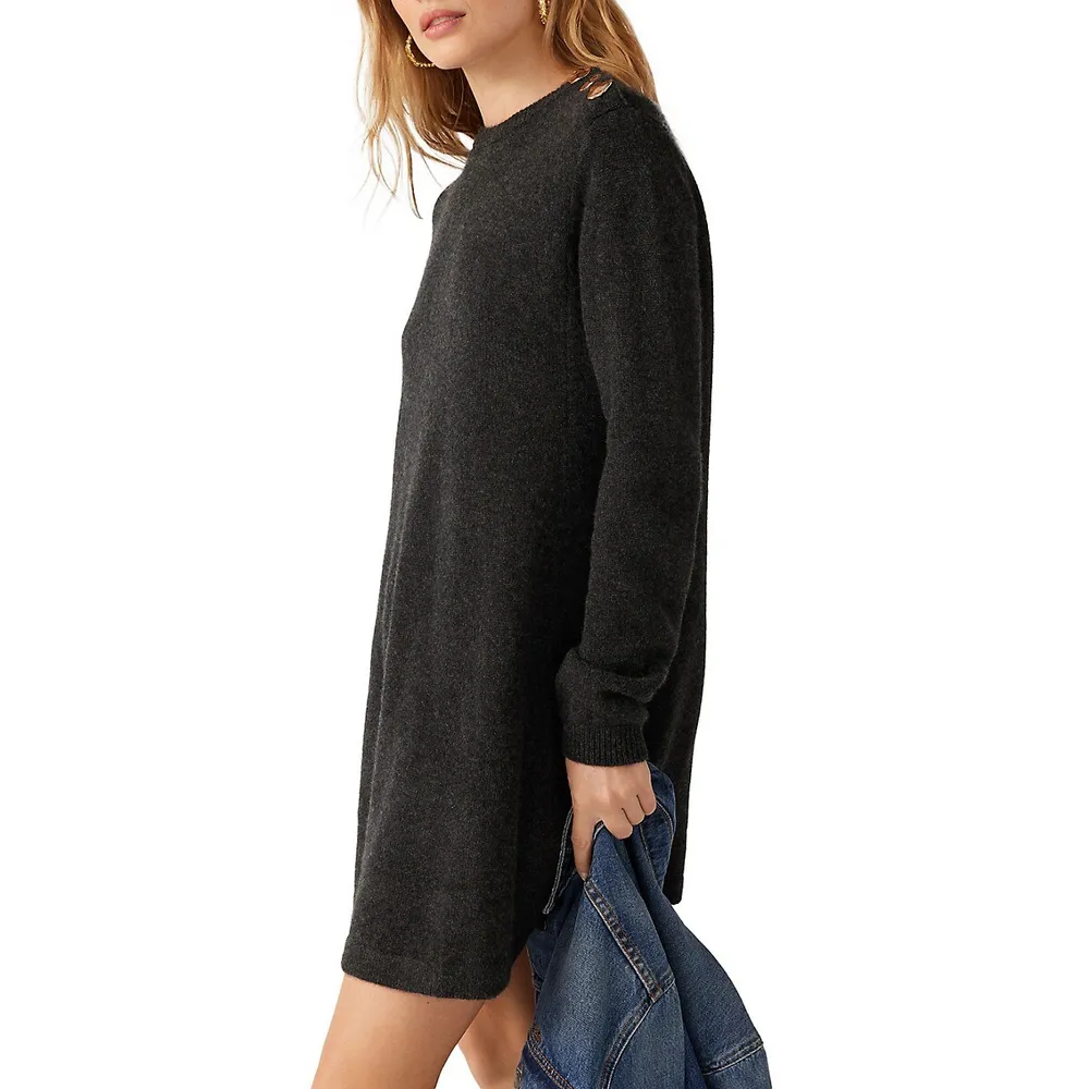 Carella Cashmere Sweater Mini Dress