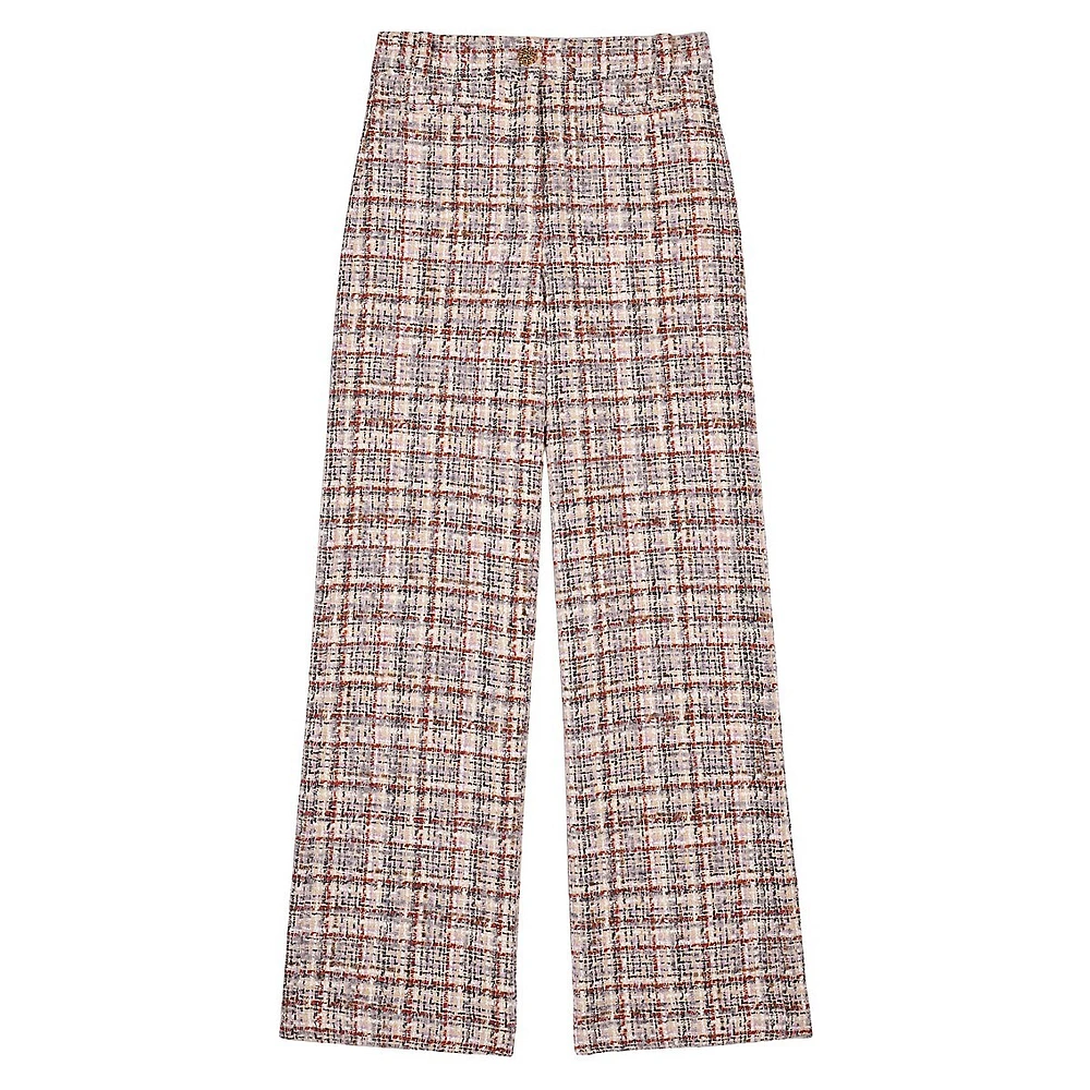 Tamour Tweed Bootcut Pants