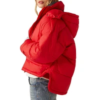 Zeo Hooded Short Puffer Coat