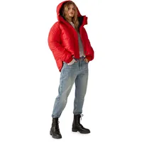 Zeo Hooded Short Puffer Coat