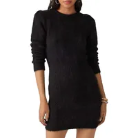Tunia Open-Back Mini Sweater Dress