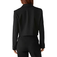 Jack Double-Breasted Cropped Suit Jacket