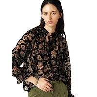 Ruiz Paisley-Print Blouse