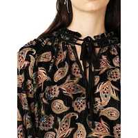 Ruiz Paisley-Print Blouse