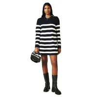 Marantonia Striped Mini Sweater Dress