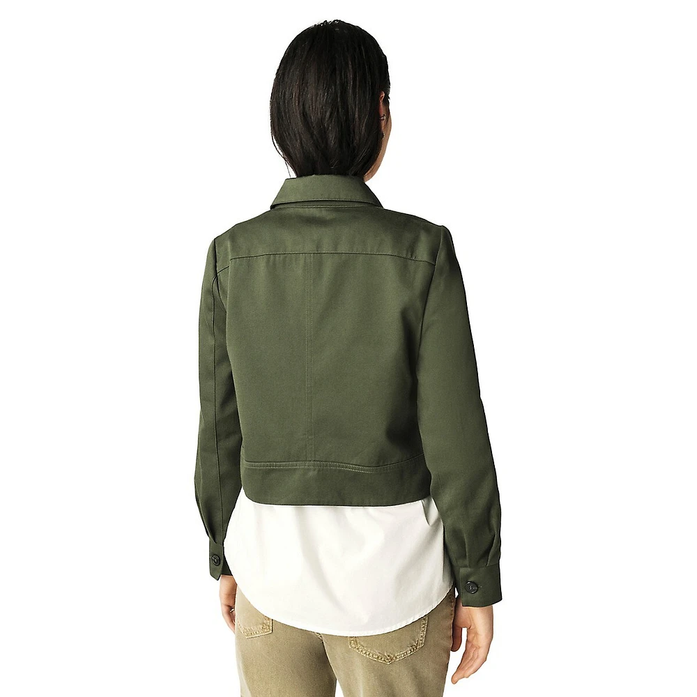 Elia Cropped Utility Jacket