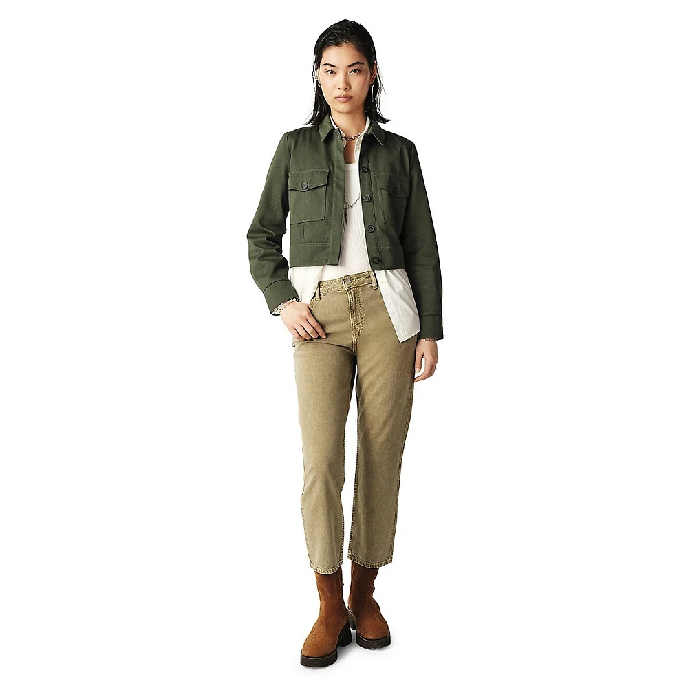 Elia Cropped Utility Jacket