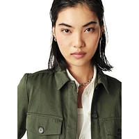 Elia Cropped Utility Jacket