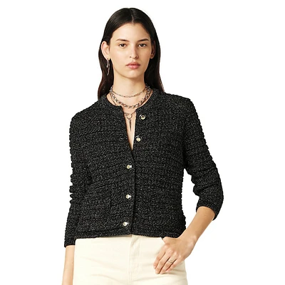 Gaston Glimmer-Knit Cardigan