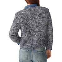 Guspa Textured Crop Cardigan