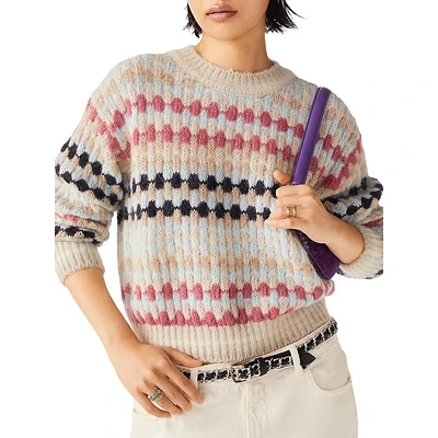 Satti Cropped Colour Sweater
