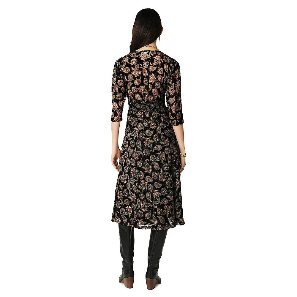 Remy Paisley-Print Dress