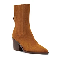 Chervey Western-Style Suede Boots